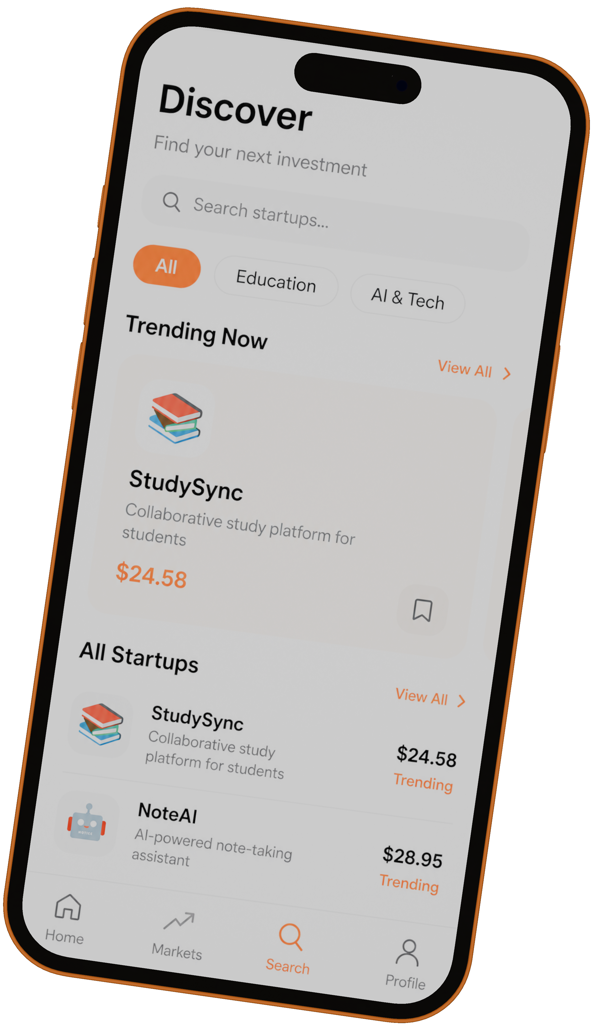 Unext mobile app preview
